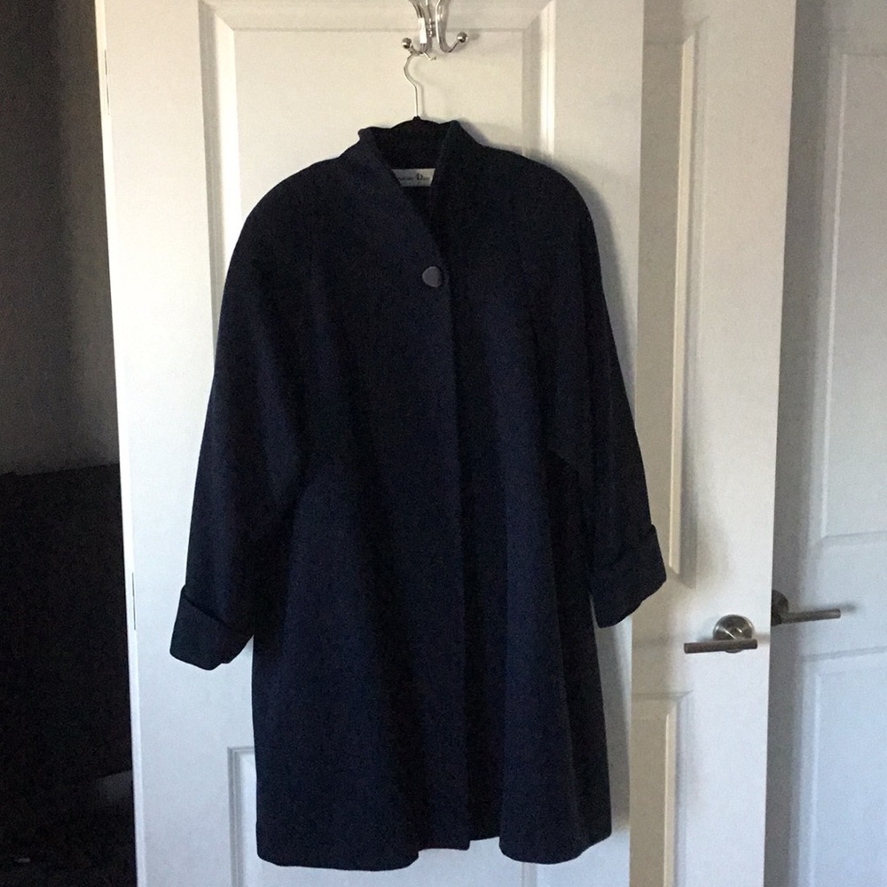 Christian Dior blue coat